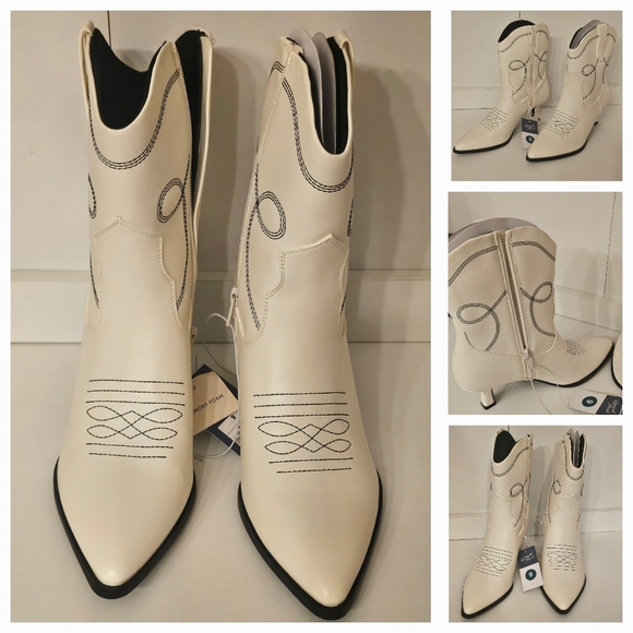NWT universal thread western boots womens size 9 w/memory foam - Picture 1 of 12
